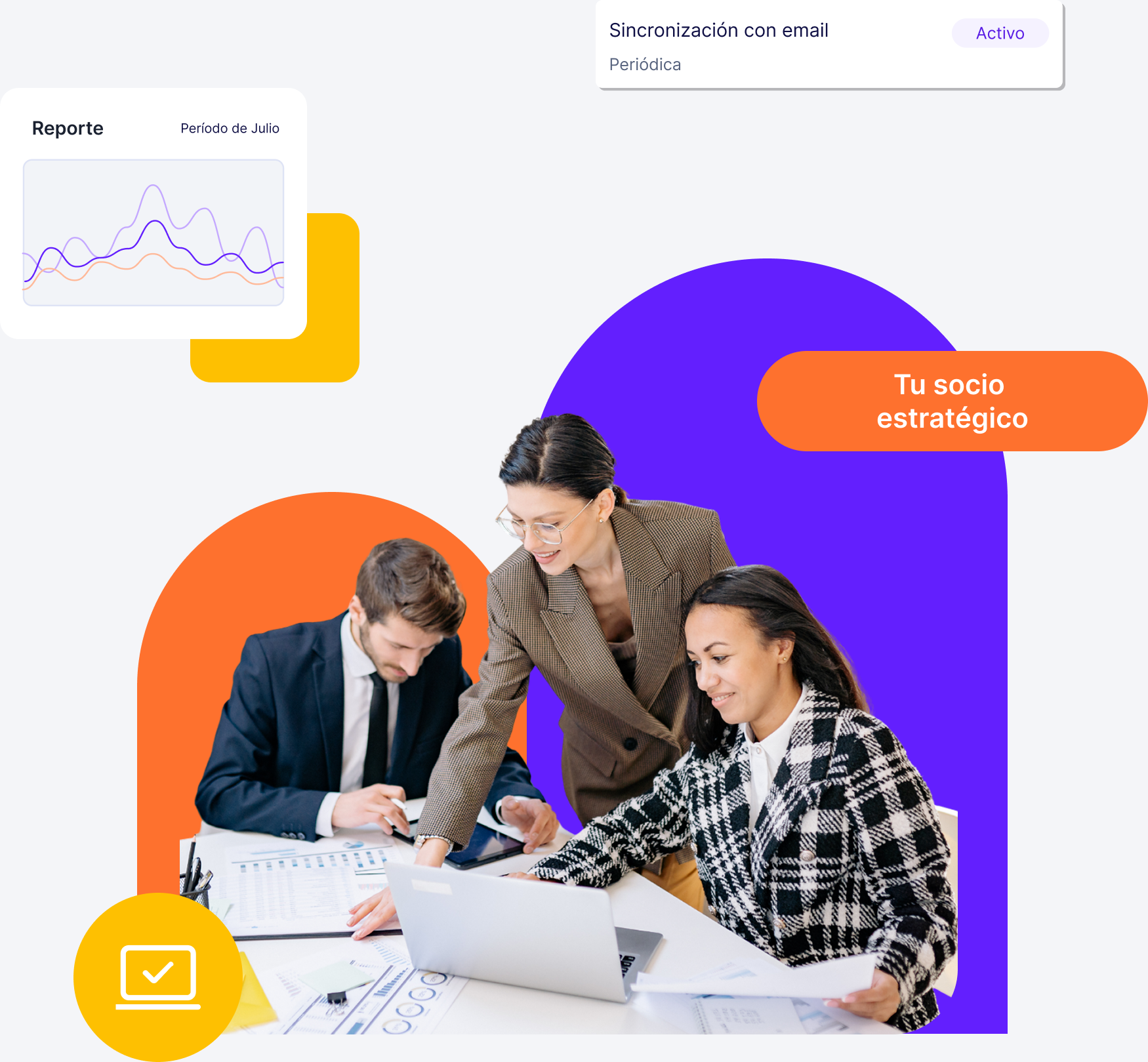 Finance management app dashboard